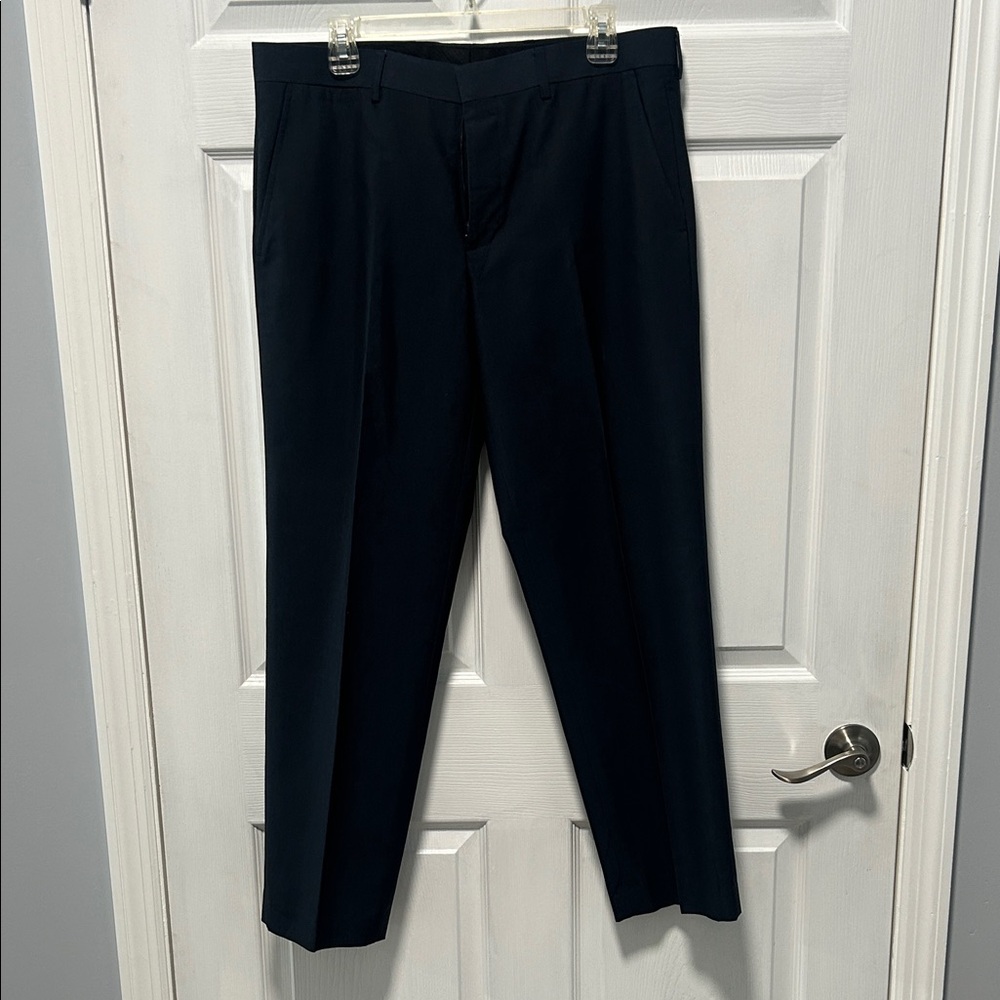 J. Ferrar Men's Black Dress Pants